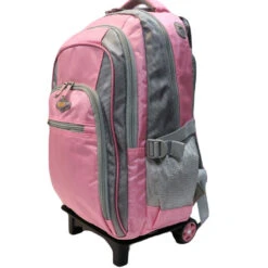 Aoking GVL 4091 Backpack W/Wheels 18"-Pink -Travel Storage Store 7cc935 27c322db237b4456b2ec27ed15dcaf8dmv2
