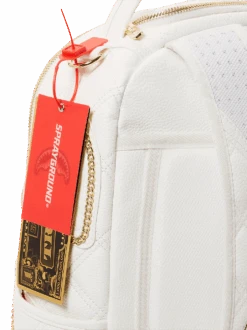 Sprayground Riviera White Gold DLX Backpack -Travel Storage Store 7cc935 6bfe5001838b42599f99ef2a210db55dmv2