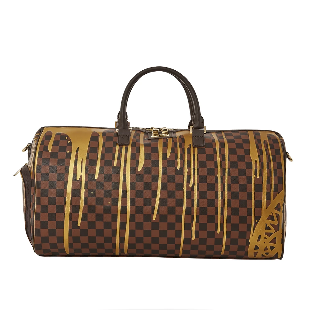 Sprayground Sharks In Paris Paint Drip Emperor Duffel 1 Sprayground Sharks In Paris Paint Drip Emperor Duffel