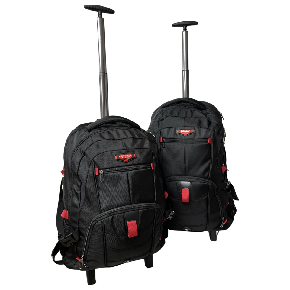 Power In Eavas 1963 Wheeled Backpack W/Lock 5 Power In Eavas 1963 Wheeled Backpack W/Lock - Image 5