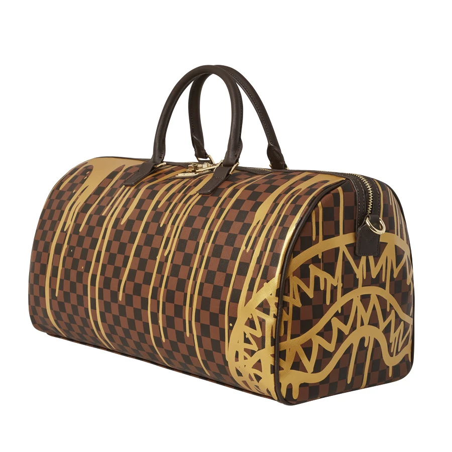 Sprayground Sharks In Paris Paint Drip Emperor Duffel 2 Sprayground Sharks In Paris Paint Drip Emperor Duffel - Image 2