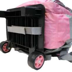 Aoking GVL 4091 Backpack W/Wheels 18"-Pink -Travel Storage Store 7cc935 b8da0ca606334f7cb22d8ca530a5316dmv2
